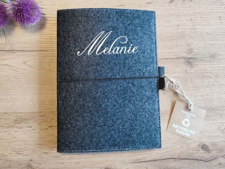 Personalisierte Filzhülle, Gästebuch