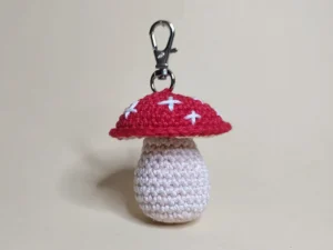 gehäkelter Pilz